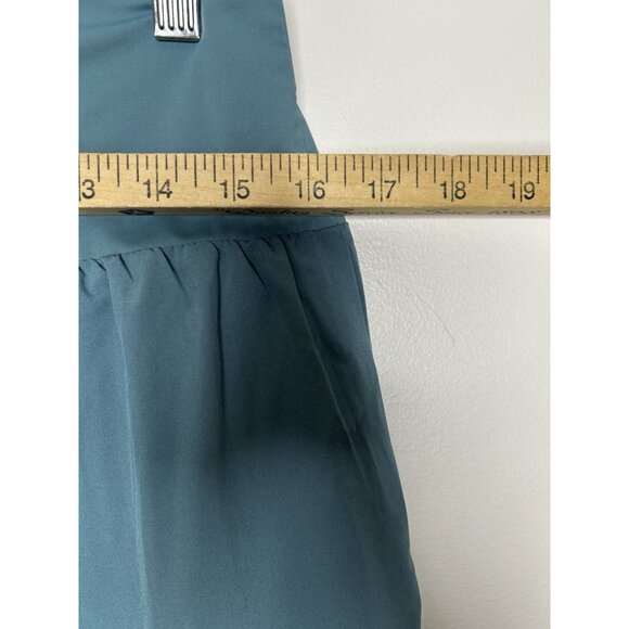Halara Breezeful Blue High Rise Crossover Waist Cropped Pants Size Large Petite - Picture 6 of 9
